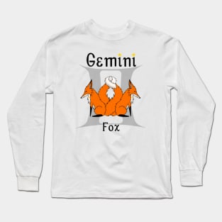 Gemini Fox Long Sleeve T-Shirt